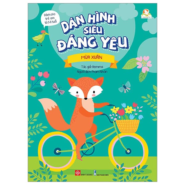 Sách Dán Hình Siêu Đáng Yêu - Mùa Xuân - Hemma