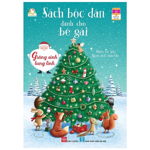 Sách Sách Bóc Dán Dành Cho Bé Gái - Giáng Sinh Lung Linh