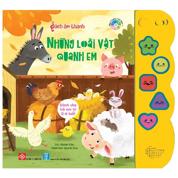 Sách Sách Âm Thanh - Những Loài Vật Quanh Em - Khánh Vân