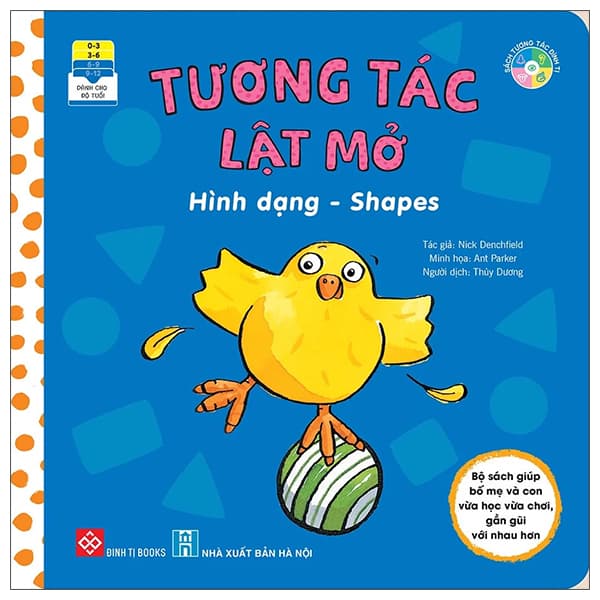 Sách Tương Tác Lật Mở - Hình Dạng - Shapes - Nick Denchfield