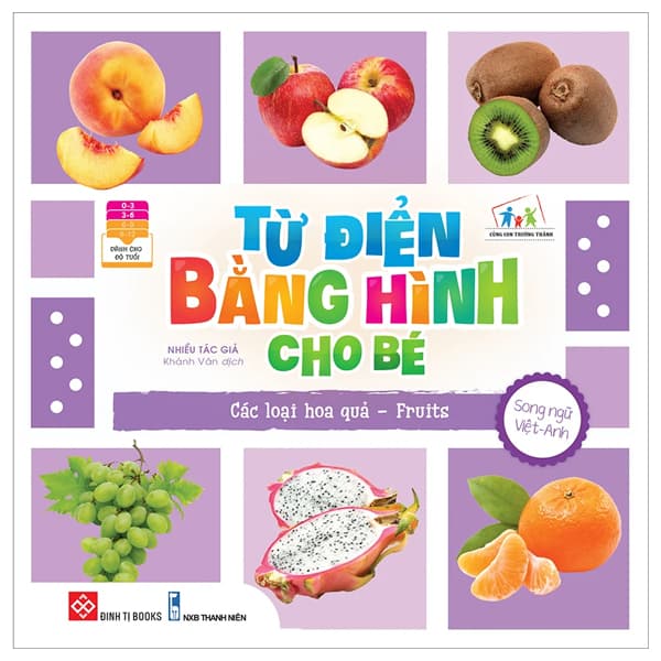 Sách Từ Điển Bằng Hình Cho Bé - Các Loại Hoa Quả - Fruits - Thanh Hoa