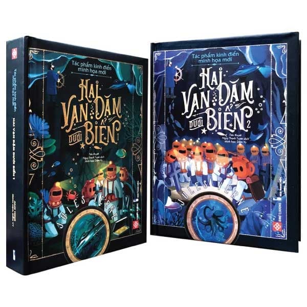 Sách Bộ Tác Phẩm Kinh Điển Minh Họa Mới - Hai Vạn Dặm Dưới Biển ( - Jules Verne