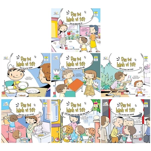 Sách Combo - Dạy Trẻ Hành Vi Tốt 7T - Tân Nhã