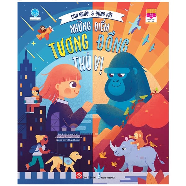 Sách Con Người & Động Vật - Những Điểm Tương Đồng Thú Vị - Pavla Hanáčková