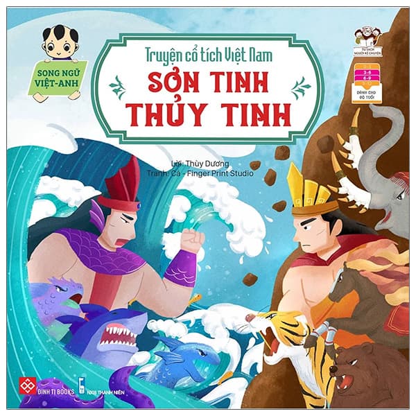 Sách Truyện Cổ Tích Việt Nam - Sơn Tinh Thủy Tinh (Song Ngữ Việt - Anh) - Thùy Dương