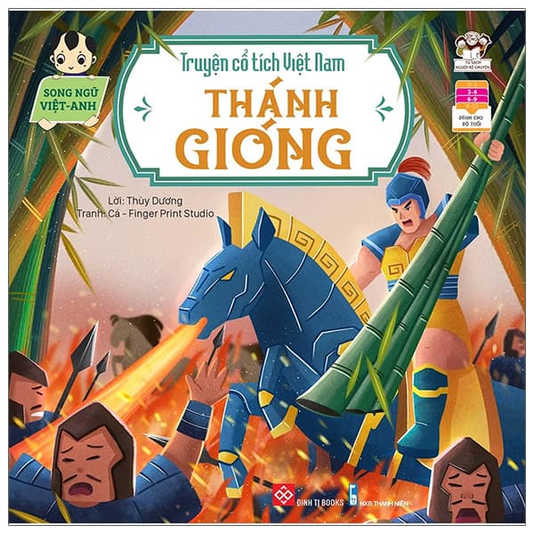 Sách Truyện Cổ Tích Việt Nam - Thánh Gióng (Song Ngữ Việt - Anh) - Thùy Dương