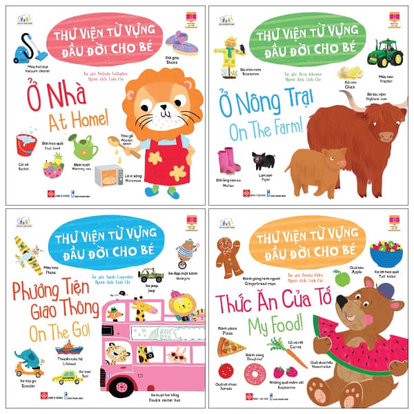 Sách Bộ Cùng Con Trưởng Thành - Thư Viện Từ Vựng Đầu Đời Cho Bé ( - Amy Johnson