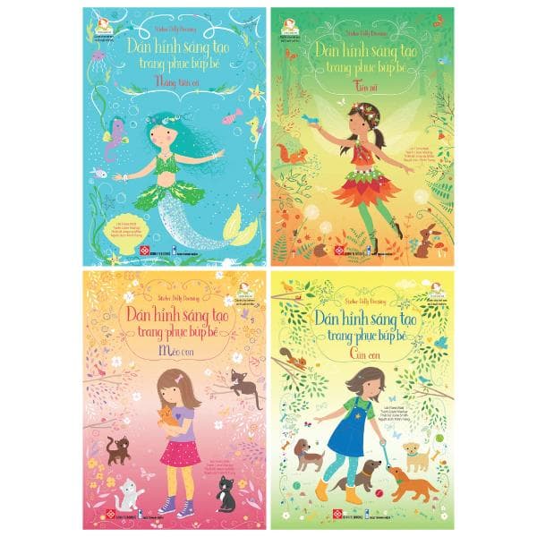 Sách Bộ Sticker Dolly Dressing - Dán Hình Sáng Tạo Trang Phục Búp Bê - Bộ - Đàn Thanh