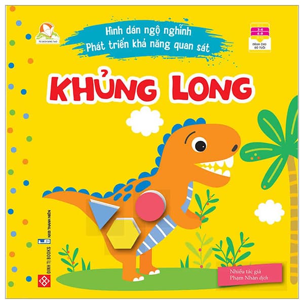 Sách Hình Dán Ngộ Nghĩnh - Phát Triển Khả Năng Quan Sát - Khủng Long - Nhiều Tác Giả