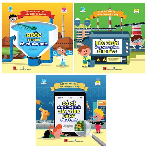 Sách Bộ Sách Khám Phá Khoa Học - Thân Thiện Môi Trường (Bộ 3 Cuốn)