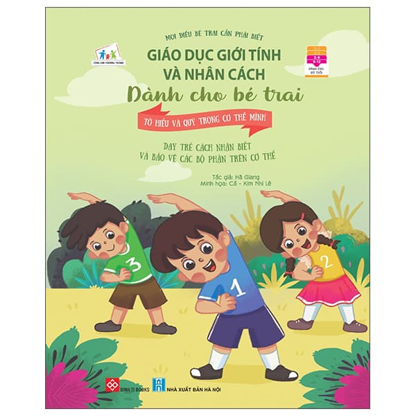 Sách Giáo Dục Giới Tính Và Nhân Cách Dành Cho Bé Trai - Mọi Điều Bé T - Hà Giang