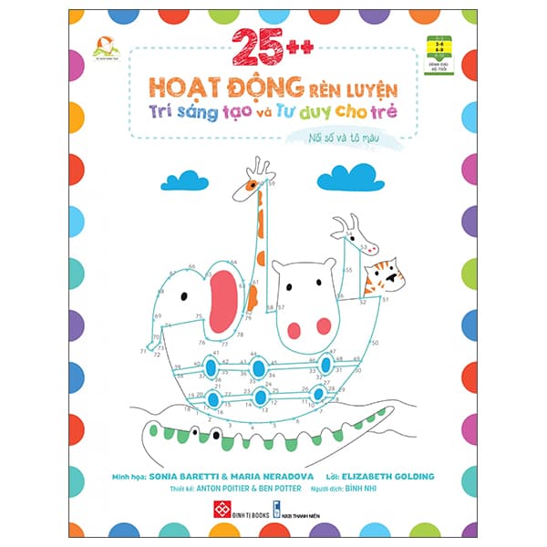 Sách 25++ Hoạt Động Rèn Luyện Trí Sáng Tạo Và Tư Duy Cho Trẻ - Nối S - Ben Renshaw