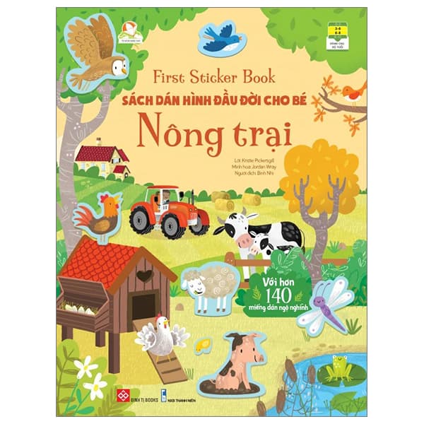 Sách First Sticker Book - Sách Dán Hình Đầu Đời Cho Bé - Nông Trại