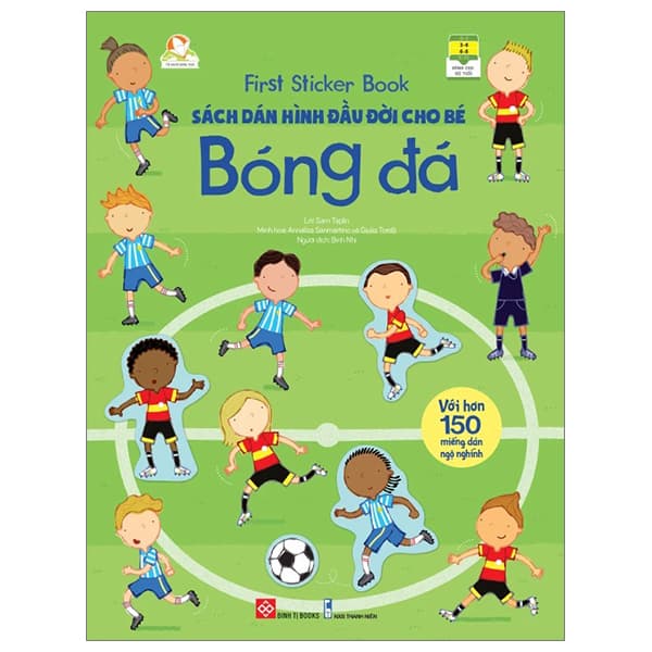 Sách First Sticker Book - Sách Dán Hình Đầu Đời Cho Bé - Bóng Đá - Sam Taplin