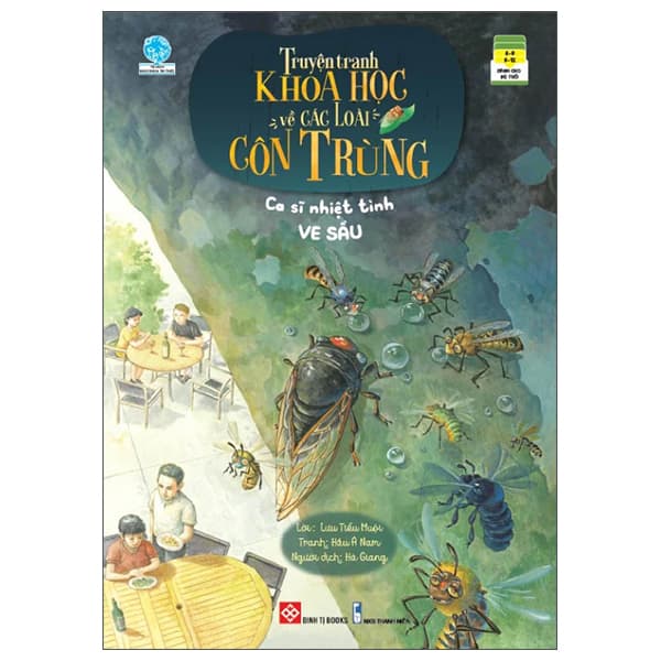 Sách Truyện Tranh Khoa Học Về Các Loài Côn Trùng - Ca Sĩ Nhiệt Tình - Ve - Lưu Tiểu Muội