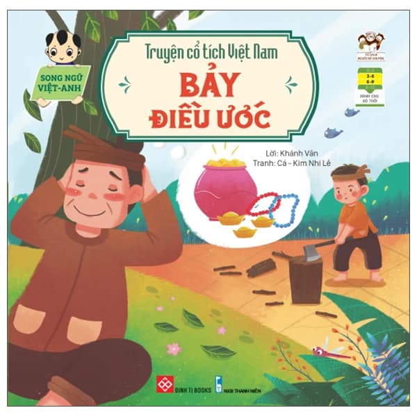 Sách Truyện Cổ Tích Việt Nam (Song Ngữ Việt-Anh) - Bảy Điều Ước