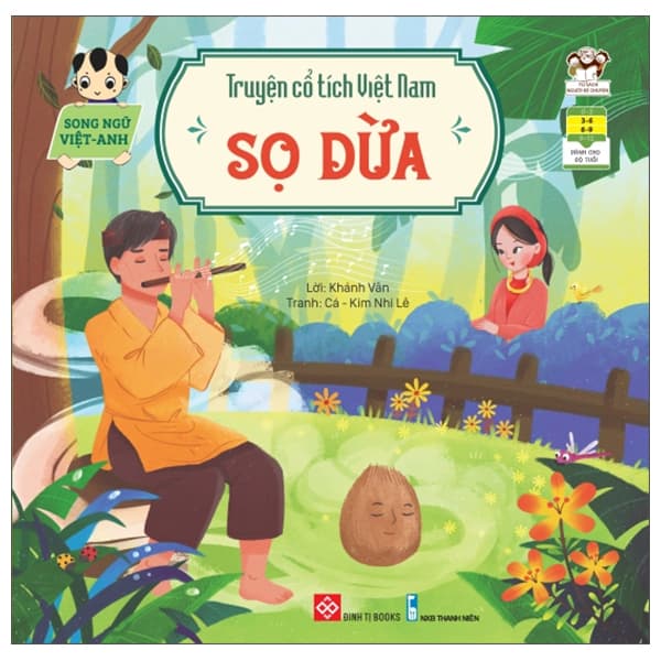 Sách Truyện Cổ Tích Việt Nam (Song Ngữ Việt-Anh) - Sọ Dừa - Khánh Vân