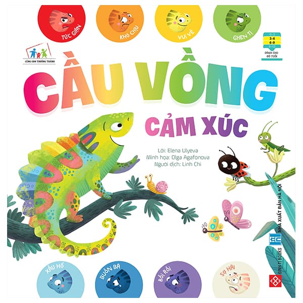 Sách Cùng Con Trưởng Thành - Cầu Vồng Cảm Xúc (Dành CHo Độ Tuổi 3-9) - Elena Ulyeva