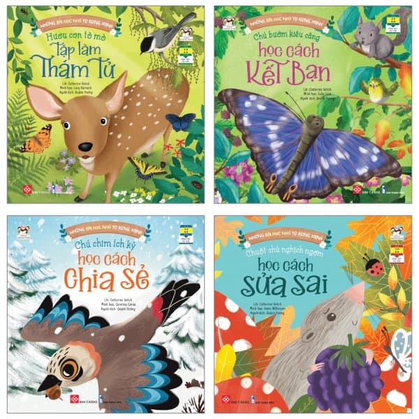 Sách Bộ Sách Những Bài Học Nhỏ Từ Rừng Xanh (Bộ 4 Cuốn) - Catherine Veitch