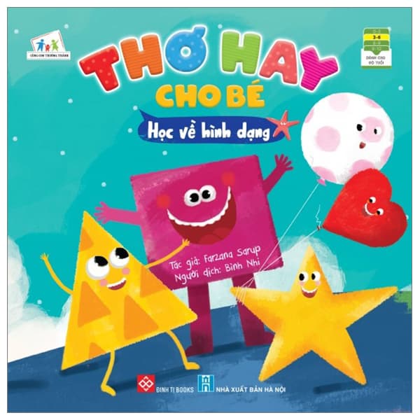 Sách Thơ Hay Cho Bé - Học Về Hình Dạng - Farzana Sarup