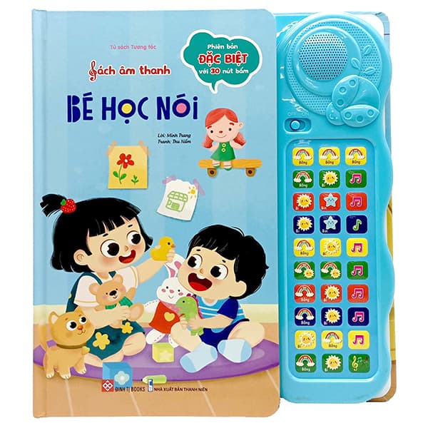 Sách Âm Thanh Tương Tác Cho Bé Học Nói - Bản Đặc Biệt 30 Nút - Minh Trang