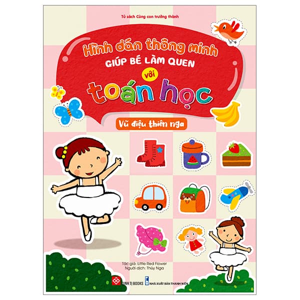 Sách Hình Dán Thông Minh Giúp Bé Làm Quen Với Toán Học - Vũ Điệu Thiên - Little Red Flower