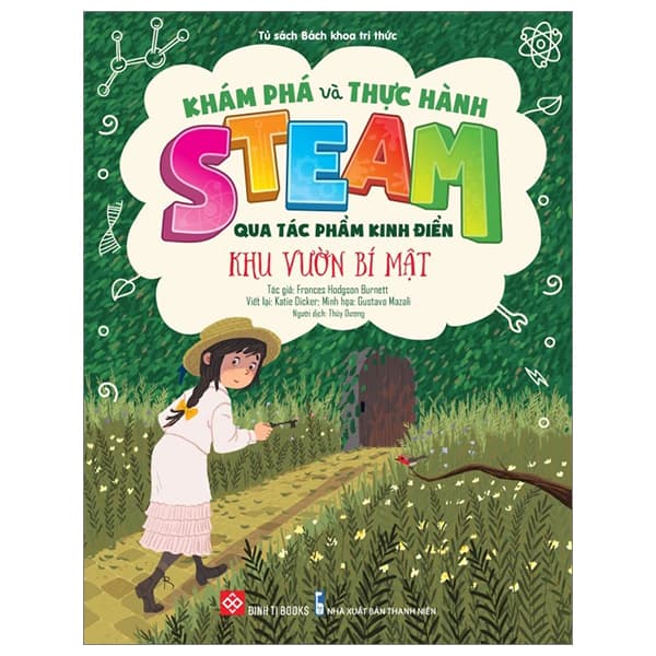 Sách Khám Phá Và Thực Hành Steam Qua Tác Phẩm Kinh Điển - Khu Vườn Bí - Frances Hodgson Burnett