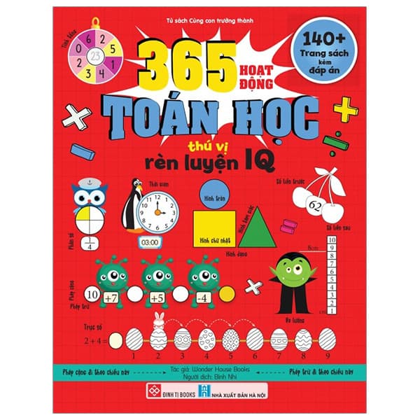 Sách 365 Hoạt Động Toán Học Thú Vị Rèn Luyện IQ - Wonder House Books