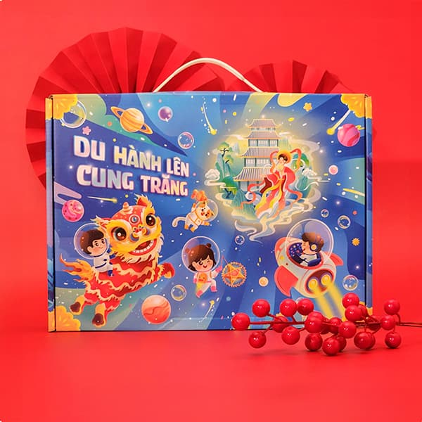 Sách Hộp Quà Trung Thu - Du Hành Lên Cung Trăng - Nhiều Tác Giả