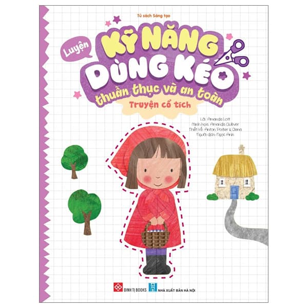 Sách Luyện Kỹ Năng Dùng Kéo Thuần Thục Và An Toàn - Truyện Cổ Tích - Amanda Lott