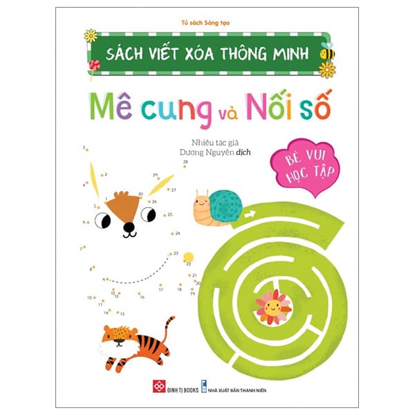 Sách Sách Viết Xóa Thông Minh - Mê Cung Và Nối Số - Nhiều Tác Giả