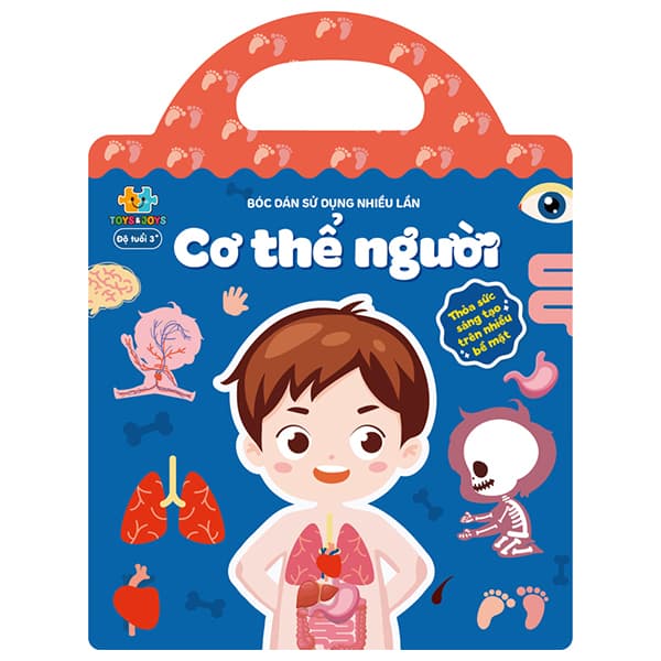 Sách Bóc Dán Sử Dụng Nhiều Lần - Cơ Thể Người