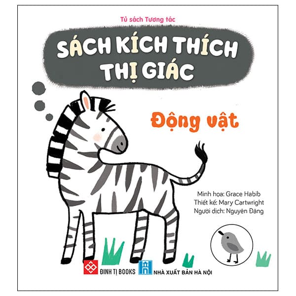 Sách Sách Kích Thích Thị Giác - Động Vật - Bìa Cứng - Grace Habib