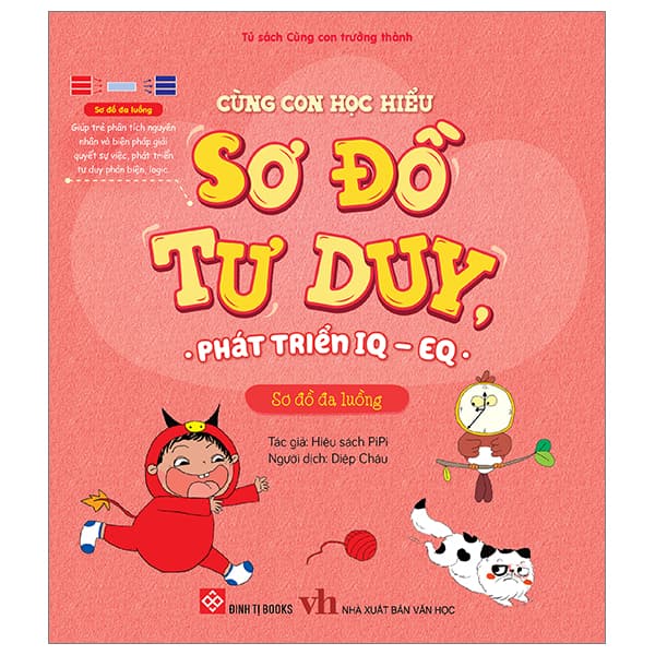 Sách Cùng Con Học Hiểu Sơ Đồ Tư Duy, Phát Triển IQ-EQ - Sơ Đồ Đa Lu� - Hiệu Sách Pipi