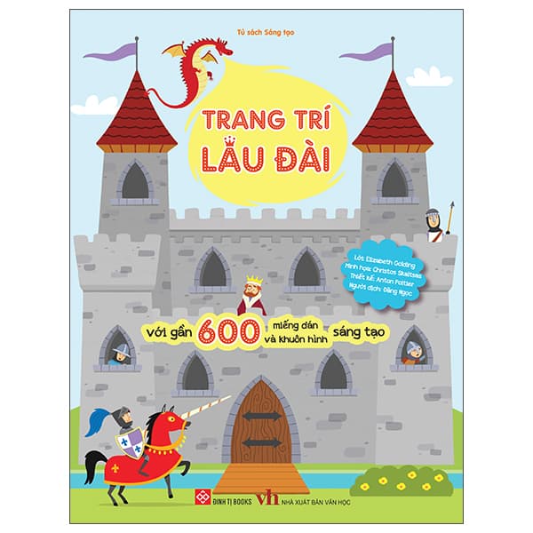 Sách Trang Trí Lâu Đài - Với Gần 600 Miếng Dán Và Khuôn Hình Sáng Tạo