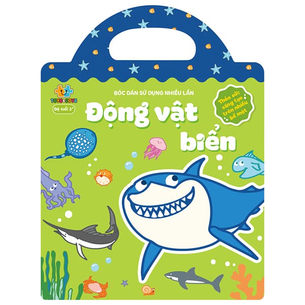 Sách Bóc Dán Sử Dụng Nhiều Lần - Động Vật Biển