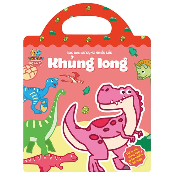 Sách Bóc Dán Sử Dụng Nhiều Lần - Khủng Long - Long