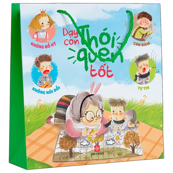 Sách Bộ Sách Dạy Con Thói Quen Tốt - Tự Tin + Can Đảm + Không Nói Dối - Tạ Như