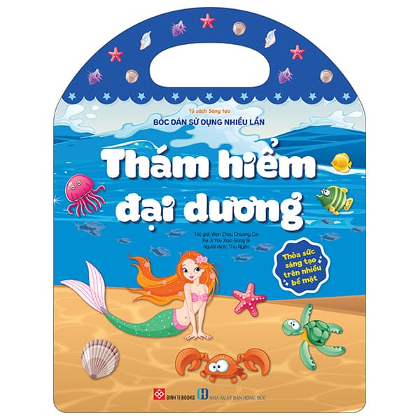 Sách Bóc Dán Sử Dụng Nhiều Lần - Thám Hiểm Đại Dương - Wen Zhou Chuang Cai