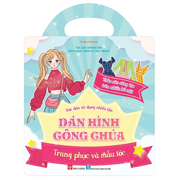 Sách Bóc Dán Sử Dụng Nhiều Lần - Dán Hình Công Chúa - Trang Phục Và M - Lê Thu Trang