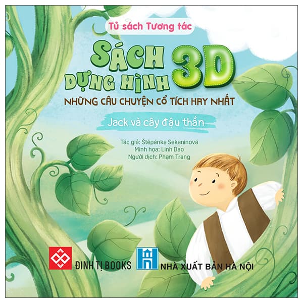 Sách Sách Dựng Hình 3D - Những Câu Chuyện Cổ Tích Hay Nhất - Jack Và C� - Hình Đào