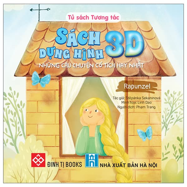 Sách Sách Dựng Hình 3D - Những Câu Chuyện Cổ Tích Hay Nhất - Rapunzel - - Štěpánka Sekaninová