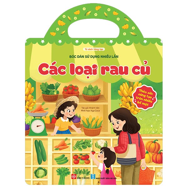 Sách Bóc Dán Sử Dụng Nhiều Lần - Các Loại Rau Củ - Khánh Ca