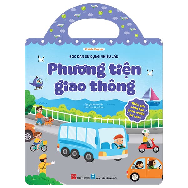 Sách Bóc Dán Sử Dụng Nhiều Lần - Phương Tiện Giao Thông