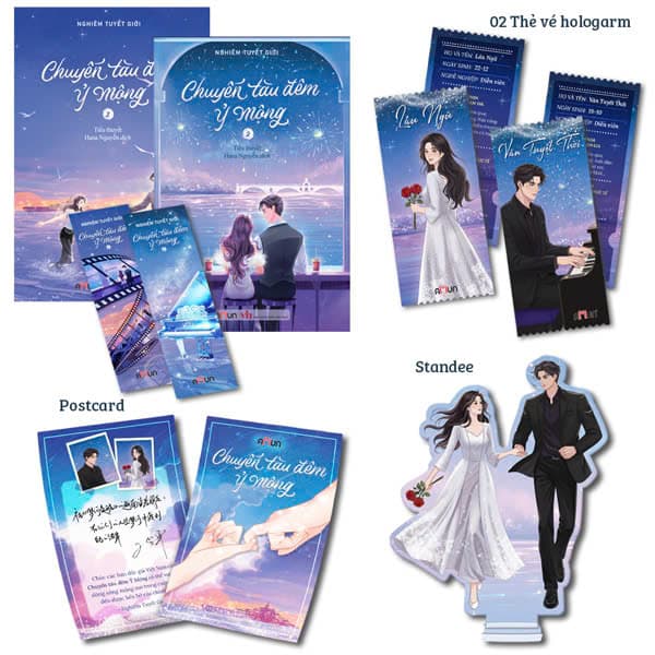 Sách Bộ Sách Chuyến Tàu Đêm Ỷ Mộng - Tập 1 + Tập 2 (Bộ 2 Tập) - B� - Nghiêm Tuyết Giới