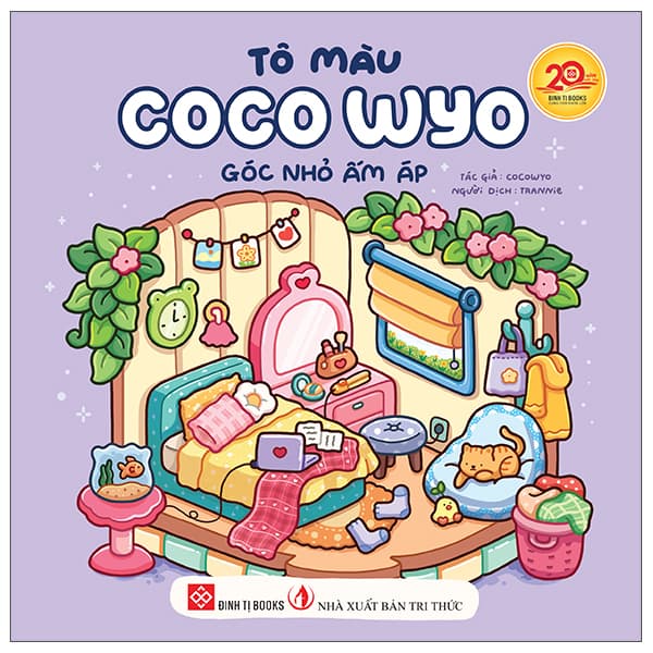 Sách Tô Màu Coco Wyo - Góc Nhỏ Ấm Áp - Go