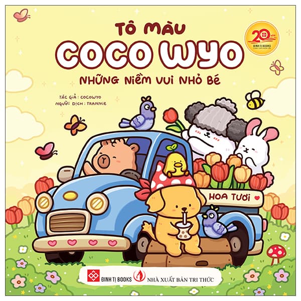Sách Tô Màu Coco Wyo - Những Niềm Vui Nhỏ Bé - Coco Wyo