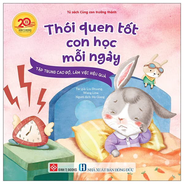 Sách Thói Quen Tốt Con Học Mỗi Ngày - Tập Trung Cao Độ, Làm Việc Hiệ - Hồng Lam