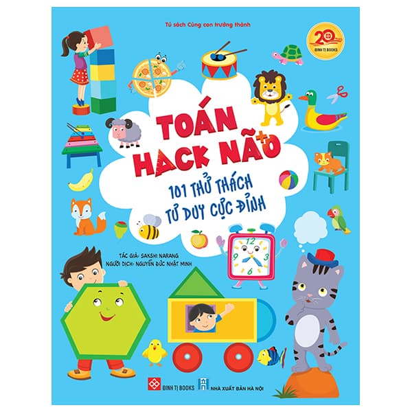 Sách Toán Hack Não - 101 Thử Thách Tư Duy Cực Đỉnh