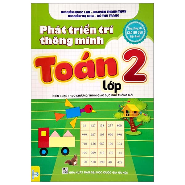 Sách Phát Triển Trí Thông Minh Toán Lớp 2 (Biên Soạn Theo Chương Trình G - Nguyễn Ngọc Lan